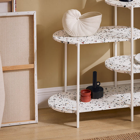 Rootz Consoletafel - Haltafel - Haltafel - Open opbergruimte - 120cm x 86cm x 40cm - MDF (E1) - Metalen frame