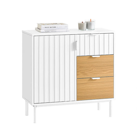 Rootz Multi-Compartment Sideboard - Closet - Storage Cabinet - Stability - 75x76x35cm