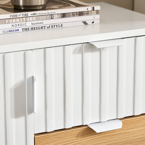 Rootz Multi-Compartment Sideboard - Closet - Storage Cabinet - Stability - 75x76x35cm