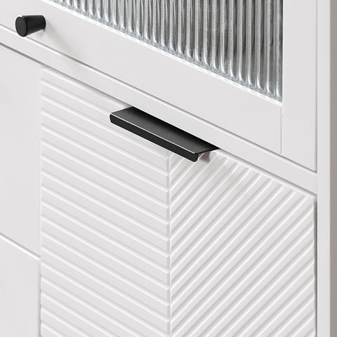 Rootz Sideboard Cabinet - Storage Cabinet - Buffet Table - Ample Storage with 2 Doors & 3 Drawers - 92cm x 119cm x 40cm