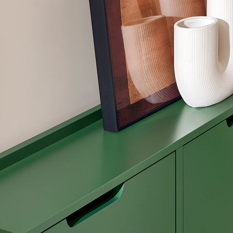 Rootz Shoe Storage Cabinet - Shoe Organizer - Shoe Rack - Space-Saving Design - 100x90x19cm