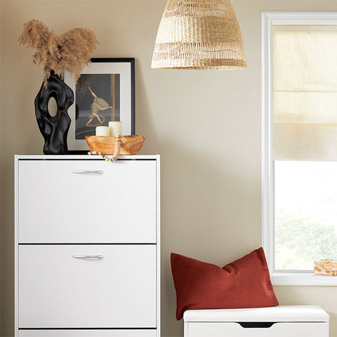 Rootz Shoe Cabinet - Shoe Storage - Space-saving Organizer - Maximum Security - 60x115x24cm