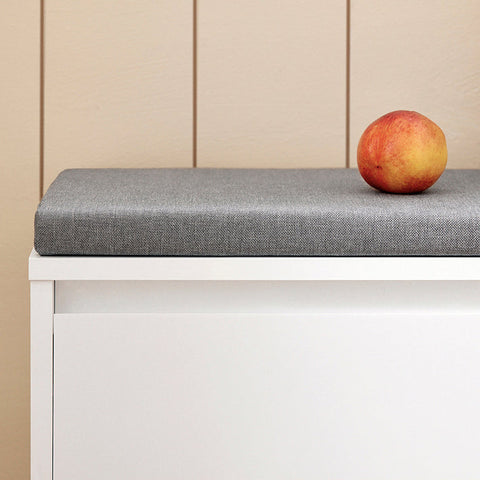 Rootz Schoenenbank met opbergruimte - Schoenenkantelaar - Ingangsbank - Zitting met kussens - Krasbescherming - Veelzijdige opslag - 90 cm x 46 cm x 24 cm