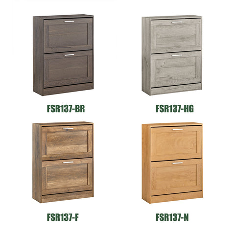 Rootz Schoenenkast met Kantelslot - Schoenenorganizer - Schoenenopslag - Muurbeveiligd - Multifunctionele bovenplaat - 60 cm x 79 cm x 23 cm