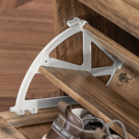 Rootz Schoenenkast met 3 kleppen - Schoenenkantelaar - Schoenenkast - Ruimtebesparend ontwerp - Muurveilig kantelslot - Veelzijdige opslag - 60 cm x 115 cm x 23 cm