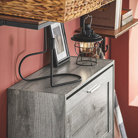 Rootz moderne schoenenkast - schoenenkantelaar - schoenenkast - ruimtebesparend ontwerp - muurveilig kantelslot - ideaal voor entrees - 60 cm x 115 cm x 23 cm