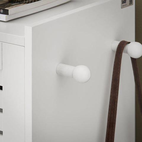 Rootz Schoenenkast met 6 kleppen - Schoenenkantelaar - Schoenenkast - Veelzijdige opslag - Ruimtebesparend ontwerp - Eenvoudige montage - Wit - 115 cm x 112 cm x 30 cm