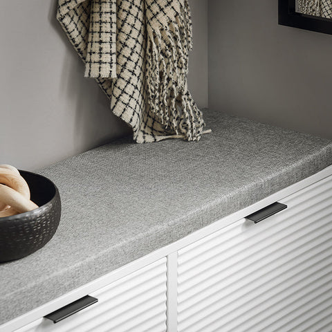 Rootz Schoenenopbergbank - Schoenenkast met Zitje - Ingangsorganizer - Ruimtebesparend ontwerp - Comfortabele zitplaatsen - Duurzame MDF-constructie - 105 cm x 48 cm x 35 cm