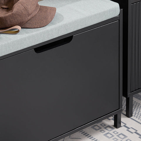 Rootz Shoe Cabinet - Shoe Storage - Entryway Organizer - Space-Saving Design - 60x52x24cm