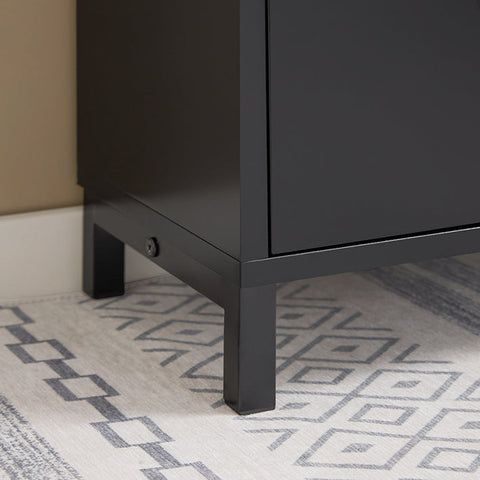 Rootz Shoe Cabinet - Shoe Storage - Entryway Organizer - Space-Saving Design - 60x52x24cm