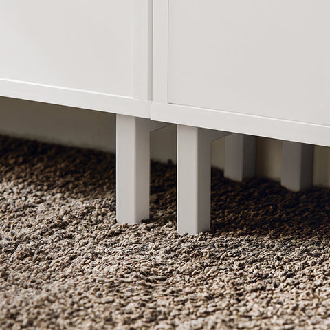 Rootz Schoenenkast met 2 kleppen - Schoenenkantelaar - Schoenenkast - Ruimtebesparend ontwerp - Veelzijdige opslag - Verbeterde stabiliteit - Wit - 50 cm x 91 cm x 19 cm