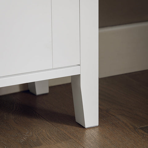 Rootz Shoe Cabinet - Entryway Storage - Shoe Organizer - MDF and PB - 80cm x 108cm x 25cm - Lightweight - Easy Assembly