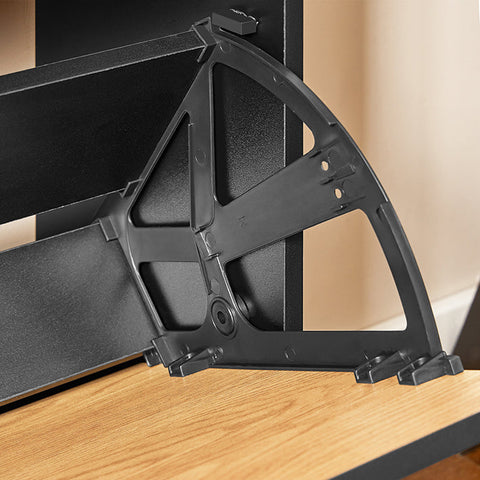 Rootz Shoe Cabinet - Shoe Organizer - Footwear Storage - Adjustable Compartments - 62x125x24cm MDF & Metal Legs