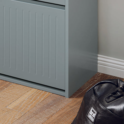 Rootz Verstelbare Schoenenkast - Schoenenkantelaar - Schoenenrek - Veelzijdige opslag - Verstelbare compartimenten - Eenvoudige montage - 61 cm x 81 cm x 26 cm