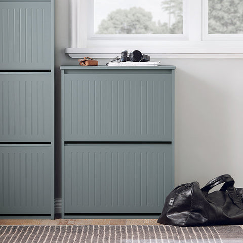 Rootz Verstelbare Schoenenkast - Schoenenkantelaar - Schoenenrek - Veelzijdige opslag - Verstelbare compartimenten - Eenvoudige montage - 61 cm x 81 cm x 26 cm