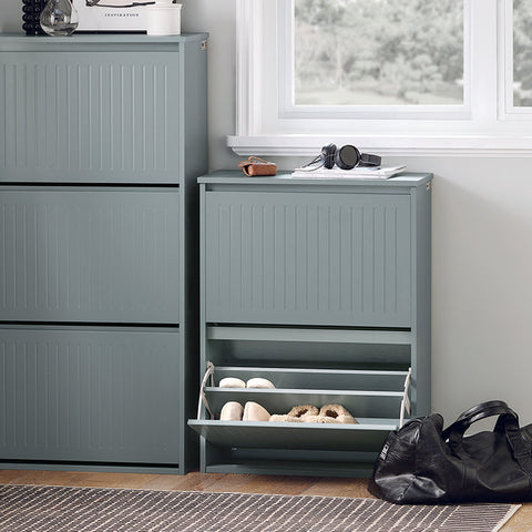 Rootz Verstelbare Schoenenkast - Schoenenkantelaar - Schoenenrek - Veelzijdige opslag - Verstelbare compartimenten - Eenvoudige montage - 61 cm x 81 cm x 26 cm