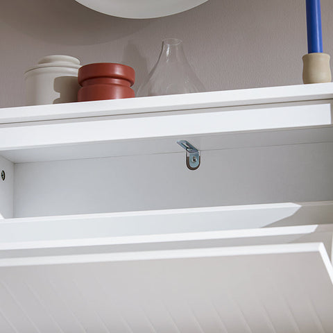 Rootz Verstelbare Schoenenkast - Schoenenkantelaar - Schoenenrek - Veelzijdige opslag - Verstelbare compartimenten - MDF-constructie - 61 cm x 81 cm x 26 cm