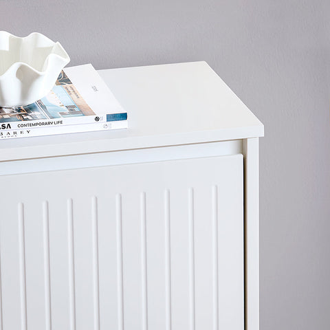 Rootz Verstelbare Schoenenkast - Schoenenkantelaar - Schoenenrek - Veelzijdige opslag - Verstelbare compartimenten - MDF-constructie - 61 cm x 81 cm x 26 cm