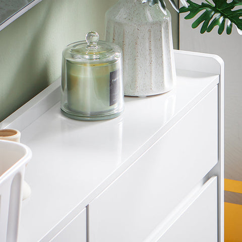 Rootz Shoe Storage Unit - Shoe Organizer - Entryway Cabinet - Space-Saving Design - MDF Material - 98x95x19cm