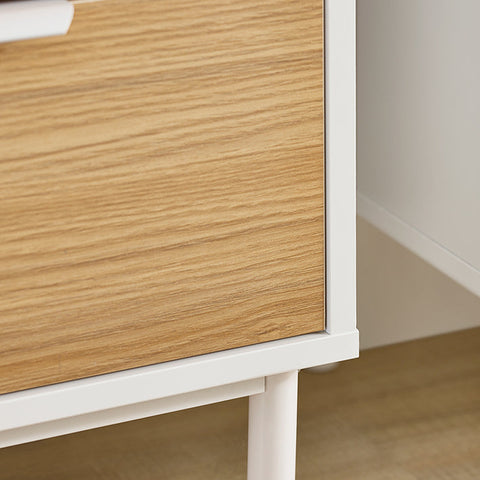 Rootz Shoe Storage Cabinet - Shoe Organizer - Footwear Shelving - MDF & Metal Stability - 60x110x35cm