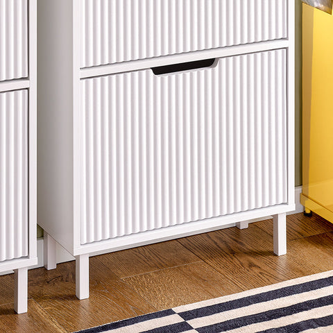 Rootz Space-Saving Shoe Cabinet - Footwear Storage - Shoe Organizer - Maximizes Space - 50x130x19cm