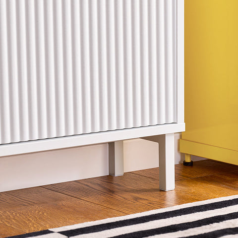 Rootz Shoe Cabinet - Shoe Organizer - Shoe Rack - Space-Saving Design - 50x90x19cm - Ideal for Entrance Areas