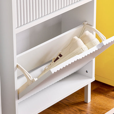 Rootz Shoe Cabinet - Shoe Organizer - Shoe Rack - Space-Saving Design - 50x90x19cm - Ideal for Entrance Areas