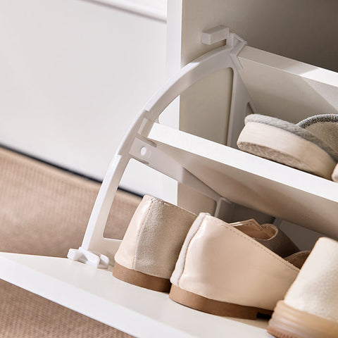 Rootz Shoe Cabinet - Shoe Organizer - Storage Unit - Elegant Storage - 60x90x30cm - Ideal for Small Spaces