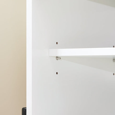 Rootz White Shoe Bench - Entryway Storage - Modern Seat - Comfort Seating - 110x51x35cm - MDF & Metal - Holds 150kg