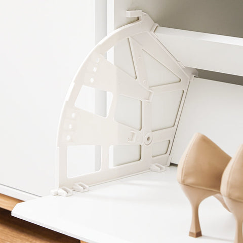 Rootz Shoe Cabinet - Shoe Organizer - Shoe Storage - Optimal Space Use - 60cm x 55cm x 34cm