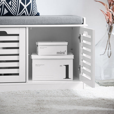 Rootz Shoe Rack - Storage Rack - Shoe Organizer - Adjustable Shelves - MDF & PB - 71cm x 43cm x 35cm