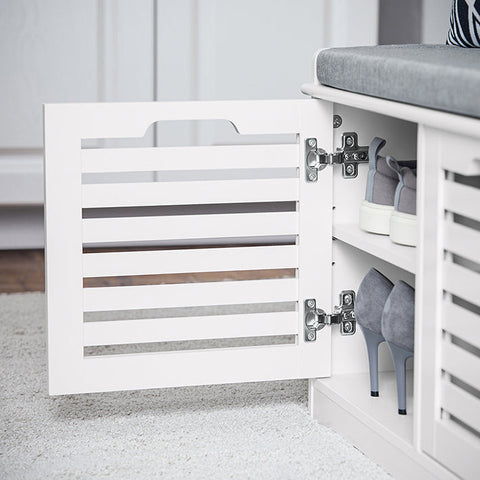 Rootz Shoe Rack - Storage Rack - Shoe Organizer - Adjustable Shelves - MDF & PB - 71cm x 43cm x 35cm