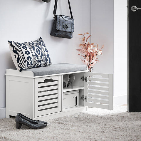 Rootz Shoe Rack - Storage Rack - Shoe Organizer - Adjustable Shelves - MDF & PB - 71cm x 43cm x 35cm