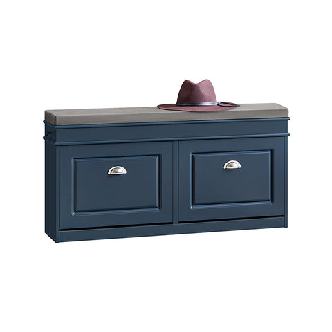 Rootz Shoe Storage Cabinet - Shoe Organizer - Shoe Rack - Space-Saving Design - 104x52x24cm - MDF Painted Blue