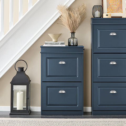 Rootz Shoe Storage Cabinet - Shoe Organizer - Shoe Rack - Space-Saving Design - 55x83x24cm