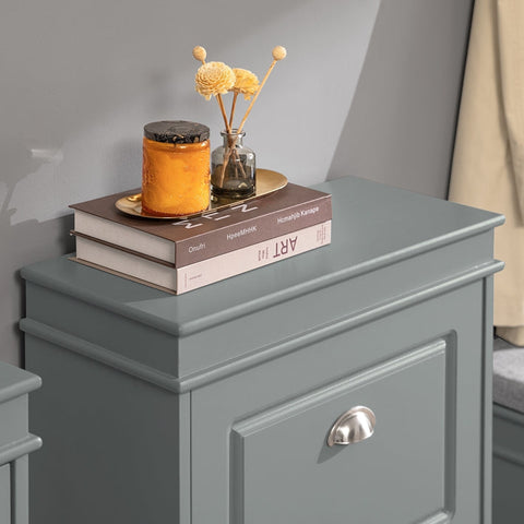 Rootz Schoenenkast met 2 kleppen - Schoenenkantelaar - Schoenenorganizer - FSC-gecertificeerd - Aan de muur te bevestigen - 100% recyclebare verpakking - 53 cm x 82 cm x 24 cm