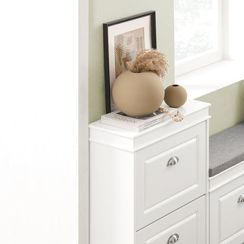 Rootz Schoenenkast met 2 kleppen - Schoenenkantelaar - Schoenenkast - FSC-gecertificeerd - Aan de muur te bevestigen - 100% recyclebare verpakking - 54 cm x 83 cm x 24 cm