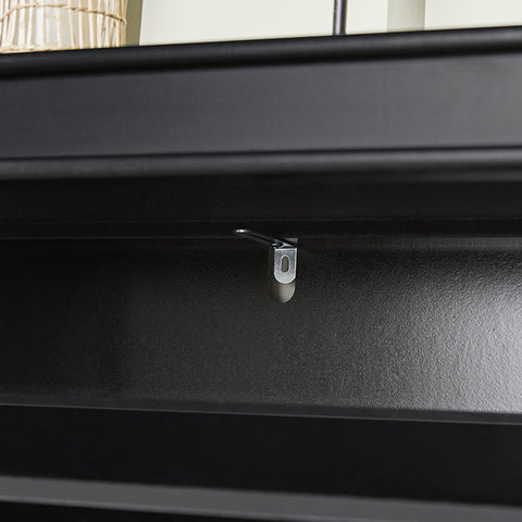 Rootz Shoe Cabinet with 3 Flaps - Shoe Tipper - Shoe Dresser - FSC Certified - Sturdy Construction - Wall Attachable - 53cm x 117cm x 24cm