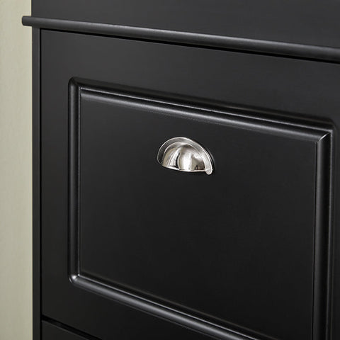 Rootz Shoe Cabinet with 3 Flaps - Shoe Tipper - Shoe Dresser - FSC Certified - Sturdy Construction - Wall Attachable - 53cm x 117cm x 24cm