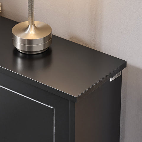 Rootz Shoe Storage Cabinet - Shoe Organizer - Entryway Shoe Rack - Space-Saving Design - 76x79x18cm