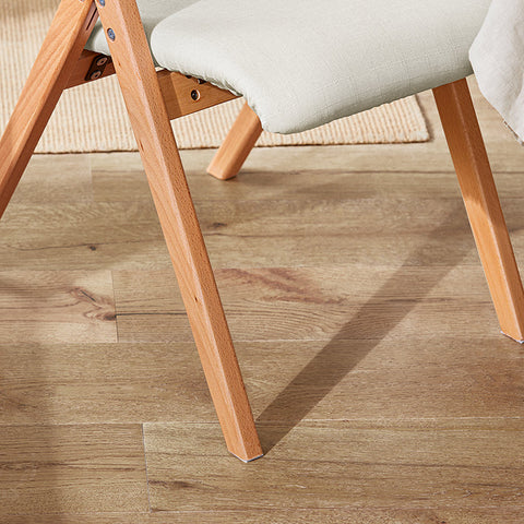 Rootz Wooden Padded Folding Chair - Comfortable Seat - Cushioned Backrest - Beech Wood Frame - 47cm x 77cm x 60cm