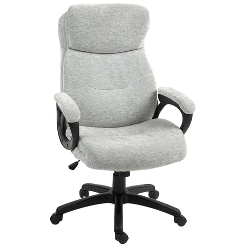 Rootz Ergonomic Office Chair - Desk Chair - Swivel Chair - Height Adjustable Comfort - 66cm x 77cm x 106.5-115.5cm - Grey