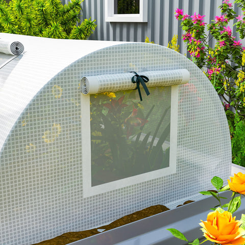 Rootz Foil Greenhouse - Mini Tunnel Greenhouse - UV-Resistant Plant Shelter - Protects Plants - 200cm x 80cm x 45cm