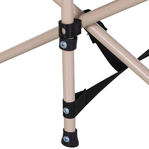 Rootz Camping Bed - Foldable - Weather Resistant - Includes Carrying bag - Blue - 190 cm x 68 cm x 52 cm