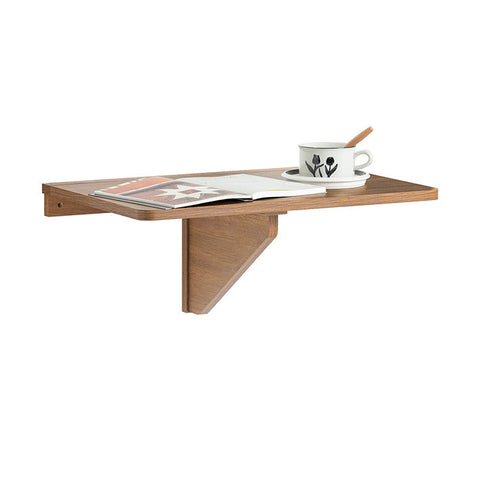 Rootz Wall-Mounted Folding Table - Kitchen Table - Desk - Space-Saving Design - Durable PB Material - Ideal for Small Spaces and Children's Rooms - 60cm x 26cm x 40cm
