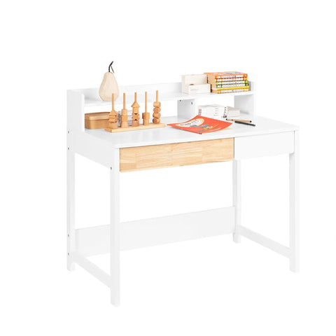 Rootz Compact Desk Table - Writing Desk - Study Desk - Space Saving Design - 100x95x59cm - Ideal for Small Rooms - MDF Material