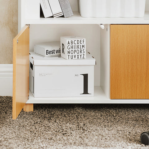 Rootz Multifunctional Desk - Laptop Desk - Foldable Computer Table - Ample Storage - 70x108x59cm, Folded: 70x108x25cm