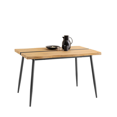 Rootz Multifunctional Table - Dining Table - Coffee Table - Durable MDF & Metal - 120cm x 75cm x 78cm - Stylish & Stable Design