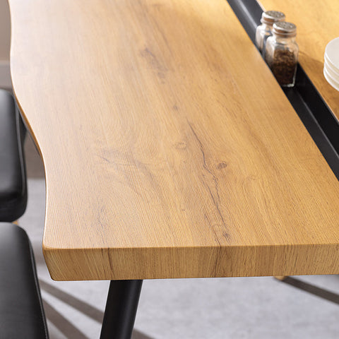 Rootz Multifunctional Table - Dining Table - Coffee Table - Durable MDF & Metal - 120cm x 75cm x 78cm - Stylish & Stable Design