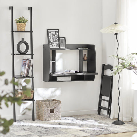 Rootz Wall Table Desk - Study Desk - Workstation - Ample Storage - 82cm x 39cm x 60cm